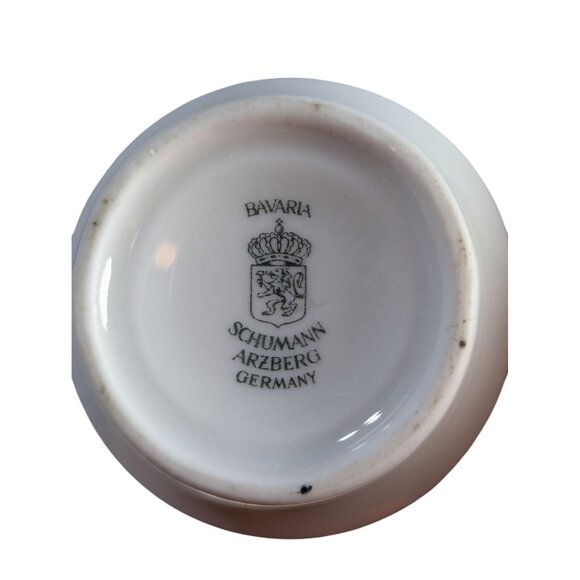 Vintage Schumann Arzberg Bavaria Germany Geometric Coffee Cups Creamer Mod 1970' - Picture 5 of 12